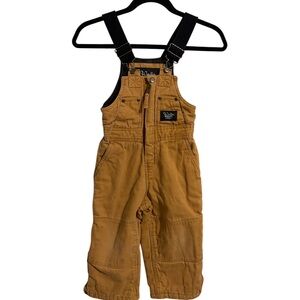 Walls Blizzard Pruf Winter Work Farm Trucker Bibs / Overalls Boy Size 4/5 Canvas